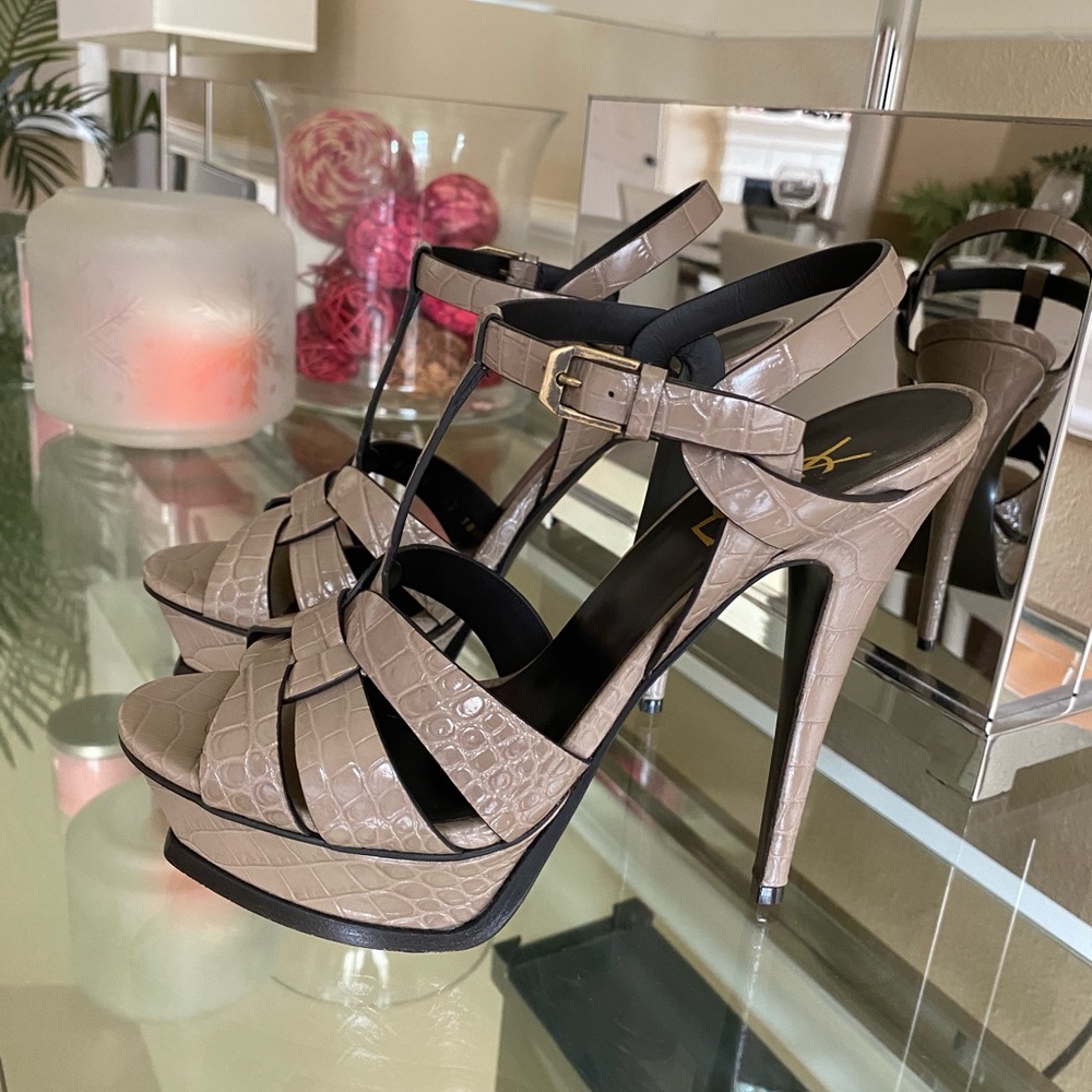 Saint Laurent Tribute Sandals